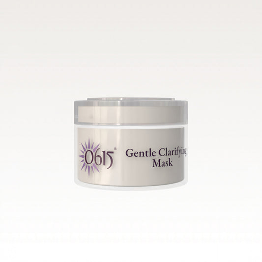 Jar of Gentle Clarifying Mask on a white background