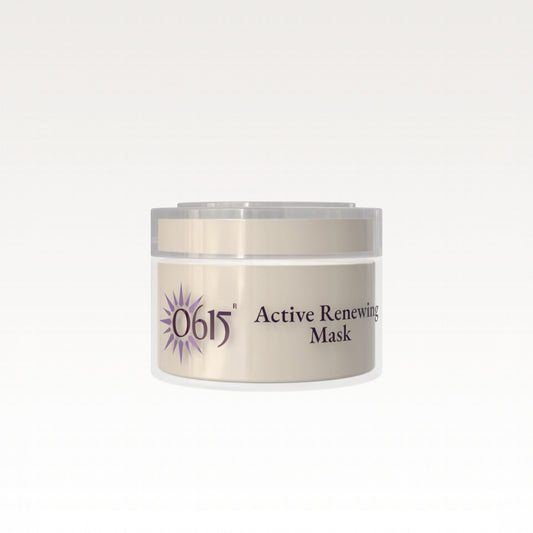 Jar of 0615 Active Renewing Mask on a white background